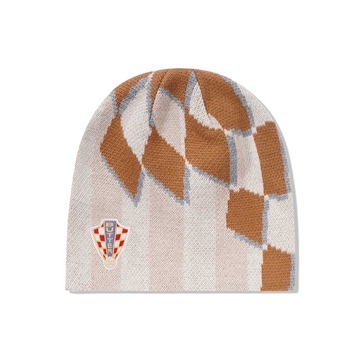 Butter Goods Beanie Flag Skully Cream